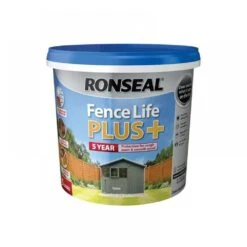 Ronseal 5 Litre Slate Grey Fence Life Plus Paint