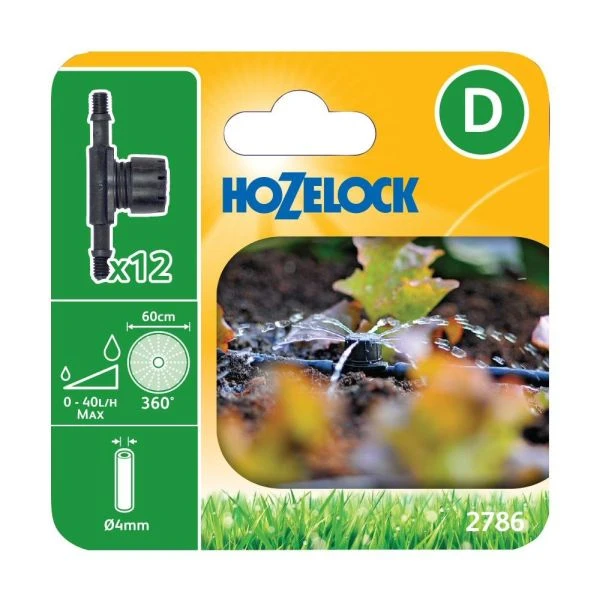 Hozelock 360? Adjustable In Line Mini Sprinkler (Pack Of 12) 3 Hozelock 360? Adjustable In Line Mini Sprinkler (Pack Of 12)
