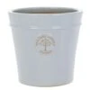 Woodlodge 41cm Pastel Grey Glazed Heritage Pot -Garden Outdoor Store 5021346425086