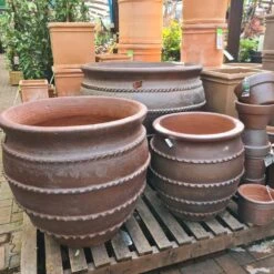 Woodlodge 70cm Kilburn Natural Clay Glazed Pot -Garden Outdoor Store 5021346484649 3
