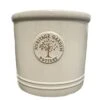 Woodlodge 38cm White / Cream Glazed Heritage Cylinder Pot -Garden Outdoor Store 5021346500646 dfb0514a bf27 4b78 af9d 0fa14863b2b5