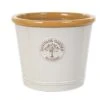 Woodlodge 40cm Yellow Rim Heritage Glazed Pot -Garden Outdoor Store 5021346501292