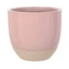 Woodlodge 38cm Pastel Pink Glazed Egg Pot -Garden Outdoor Store 5021346501995