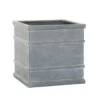 Woodlodge 32cm Grey Wotton Square Pot -Garden Outdoor Store 5021346503029