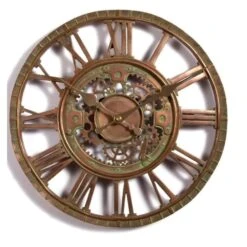 Outside In 12" Bronze Newby Wall Clock