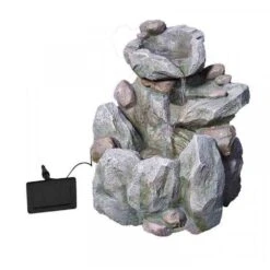 Smart Solar 51cm Rock Fall Solar Water Feature