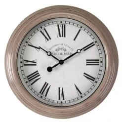 Outside In 12" Grey Biarritz Clock