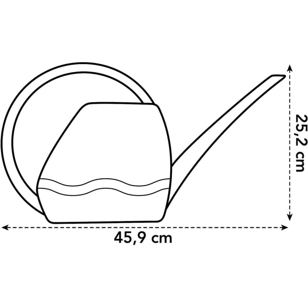 Elho 3.5 Litre Anthracite Aquarius Watering Can 5 Elho 3.5 Litre Anthracite Aquarius Watering Can - Image 3