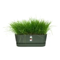 Elho 70cm Living Concrete Greenville Trough Long -Garden Outdoor Store 8711904357764 4